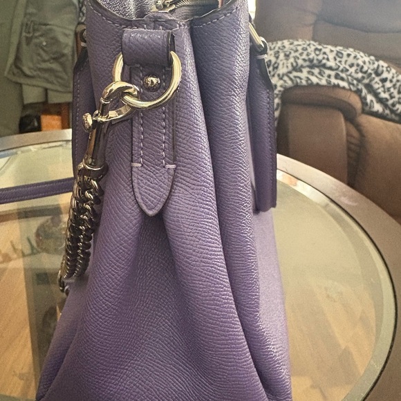 Dooney & Bourke Purple Satchel - Picture 3 of 10